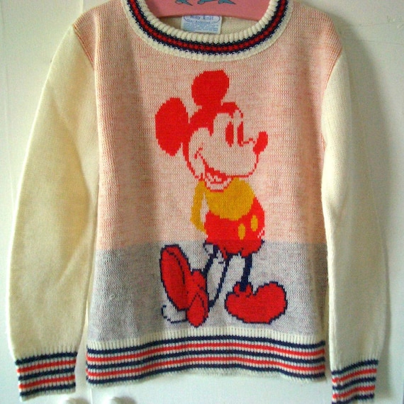 Vintage Mickey Mouse Children's Sweater