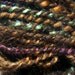 Handspun Bulky Llama Alpaca Mohair Yarn in Brown by KnoxFarmFiber