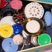Grandma's Button Box VINTAGE Buttons / lovely collection / VINTAGE Barbie Tin