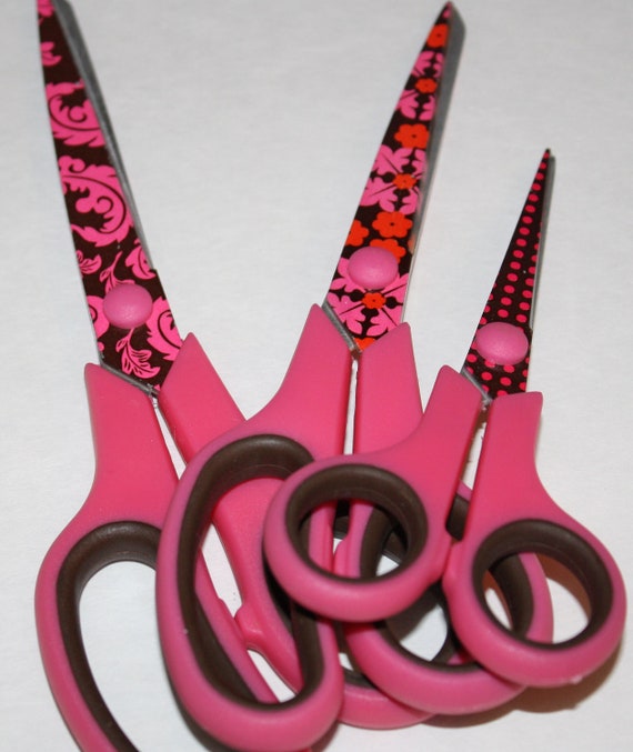 Decorative Craft Scissors Set of 3 Crafting Sewing