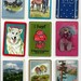 Swap playing cards. Pictures of horses, dogs and lanscapes.