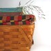 Vintage Blanket with Colorful Checkered Square Pattern