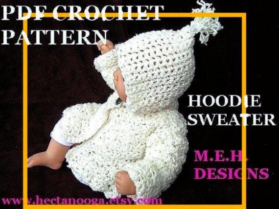 for cardigan crochet pattern newborn Shell hoodie, 117, sweater, CROCHET PATTERN, number baby cardigan,