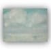 A Silver Lining- Oil Painting on Canvas small 12x16 small winter landscape light blue and white snow clouds sky original knife painting