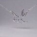 Swallow Bird Sterling Silver Necklace