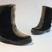 RESERVED Vintage 1950s Snow Boots // Fuzzy Fur Ski Boots with Fleece Lining 7