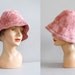 SALE Carnation Cloche hat • mod 1960s hat • vintage 60s cloche