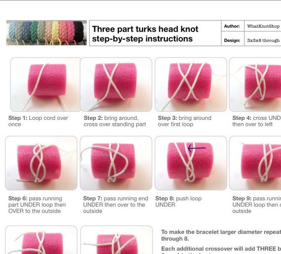 rope bracelet instructions 3 part sailor bracelet turks head