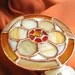 Strawflower Stained Glass Night Light