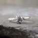 Uncut Rough Diamond Ring - Sterling Silver - Engagement Ring - Silver Artisan Jewellery - Handmade and Designed by A Second Time