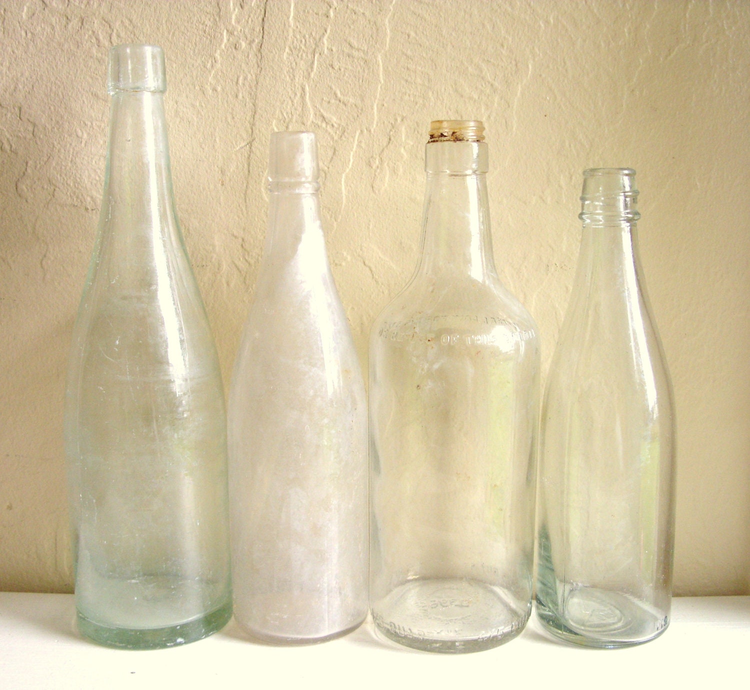 Download Large Tall Antique Clear Glass Bottles Wedding Vases
