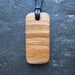 Natural Wood Pendant - Rowan/Luis - Unique Ogham "Secret Sigil" Design.