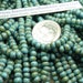 6/0 Opaque Blue Turquoise Picasso Firepolished Czech Glass Seed Bead Strand