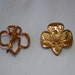 Vintage GIRL SCOUTS pins set of 2