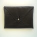 Very Large Leather Envelope Clutch