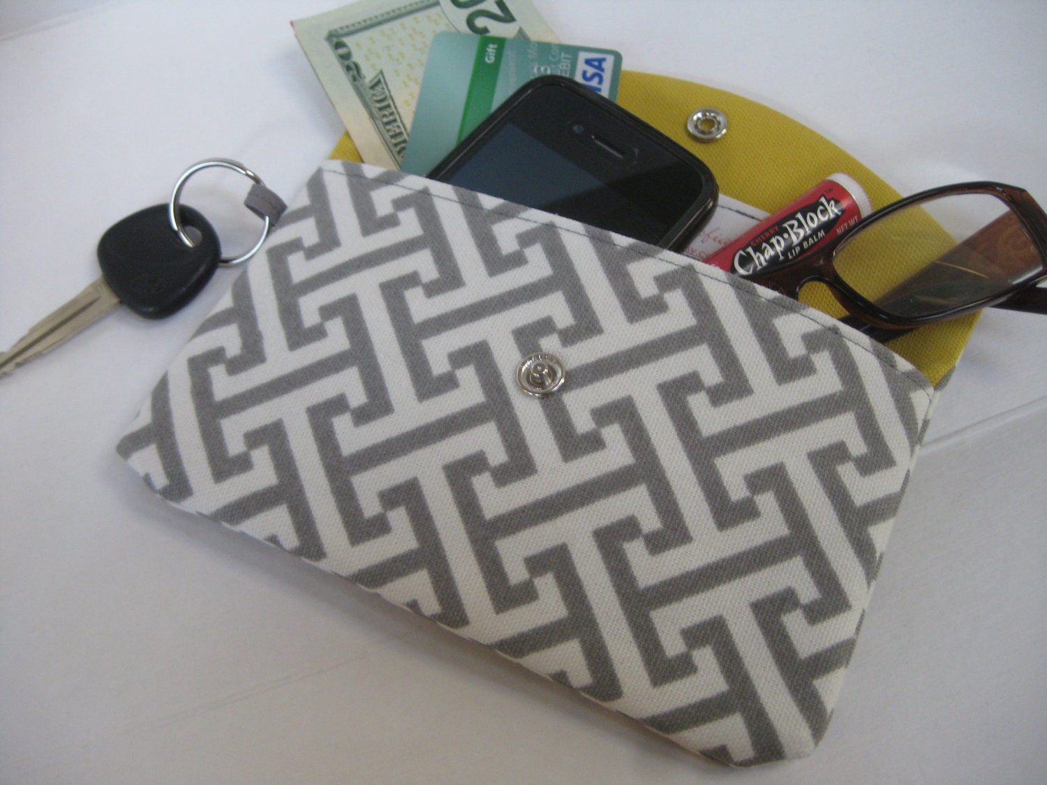 New Accessory Wallet with Key Ring / Mini by KaraMiaSofia on Etsy