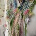 scrap fairy princess - enchanted and sparkling handknit fairy scarf