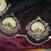 Unusual Vintage Flapper Embroidered Metallic Silk Tulle Net Lace Trim