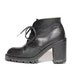 VTG 80's Guess Black Leather Chunk Heel Chukka Ankle Boots 6