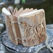 Rustic wood journal with branch handmade notebook sketchbook