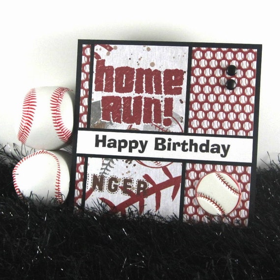 baseball birthday card sports for man men kids children