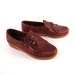 Brown Loafers Moccasins Vintage 1970s Leather Slip on Shoes Women's size 7 Dexter Dex