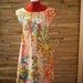SALE Fun in the Sun Dress~Ready to Ship~Floral Dress~Bright Dress~Day Dress~Sundress~Party Dress~Sleeveless Dress~Size XSmall/Small~Petite