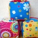 Geo Girl Soft and Cuddly Fabric Jingle Baby Blocks
