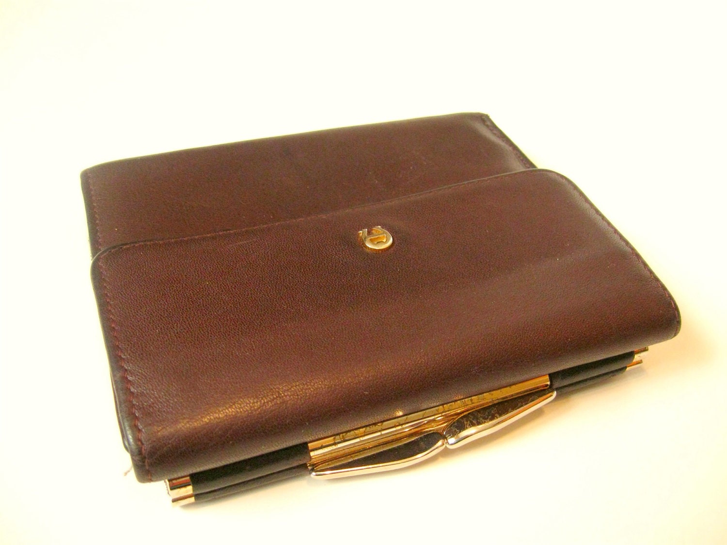 Vintage Aigner wallet. Etienne Aigner trifold leather wallet
