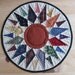 Quilted Table Mat Quilted Table Topper Candle Mat Trivet Primitive Decor Rustic Country Decor Farmhouse Kitchen Housewares Mariners Compass