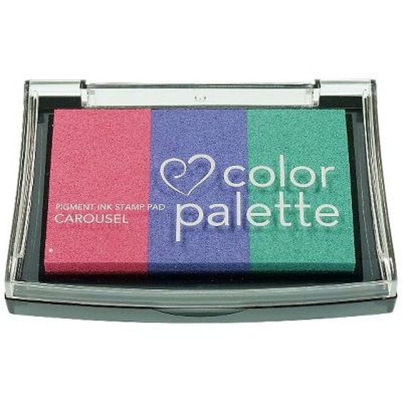 Color Palette Multicolour Paper Ink Stamp Pad by craftyjapan