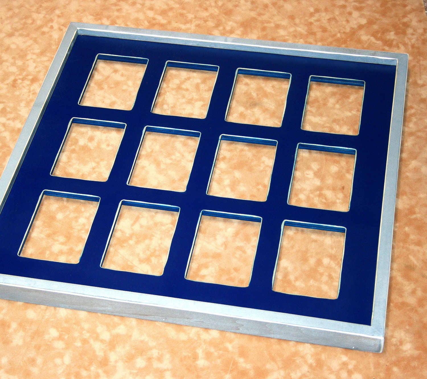 Window pane style Picture frame large 12 multi opening for