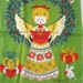 SOLD/RESERVED for JJ Vintage Towel Christmas Angels