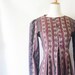 Vintage MAXI Dress 1970s CAFTAN Small Medium S M 70s Indie Hipster High Fashion Empire Waist Boho