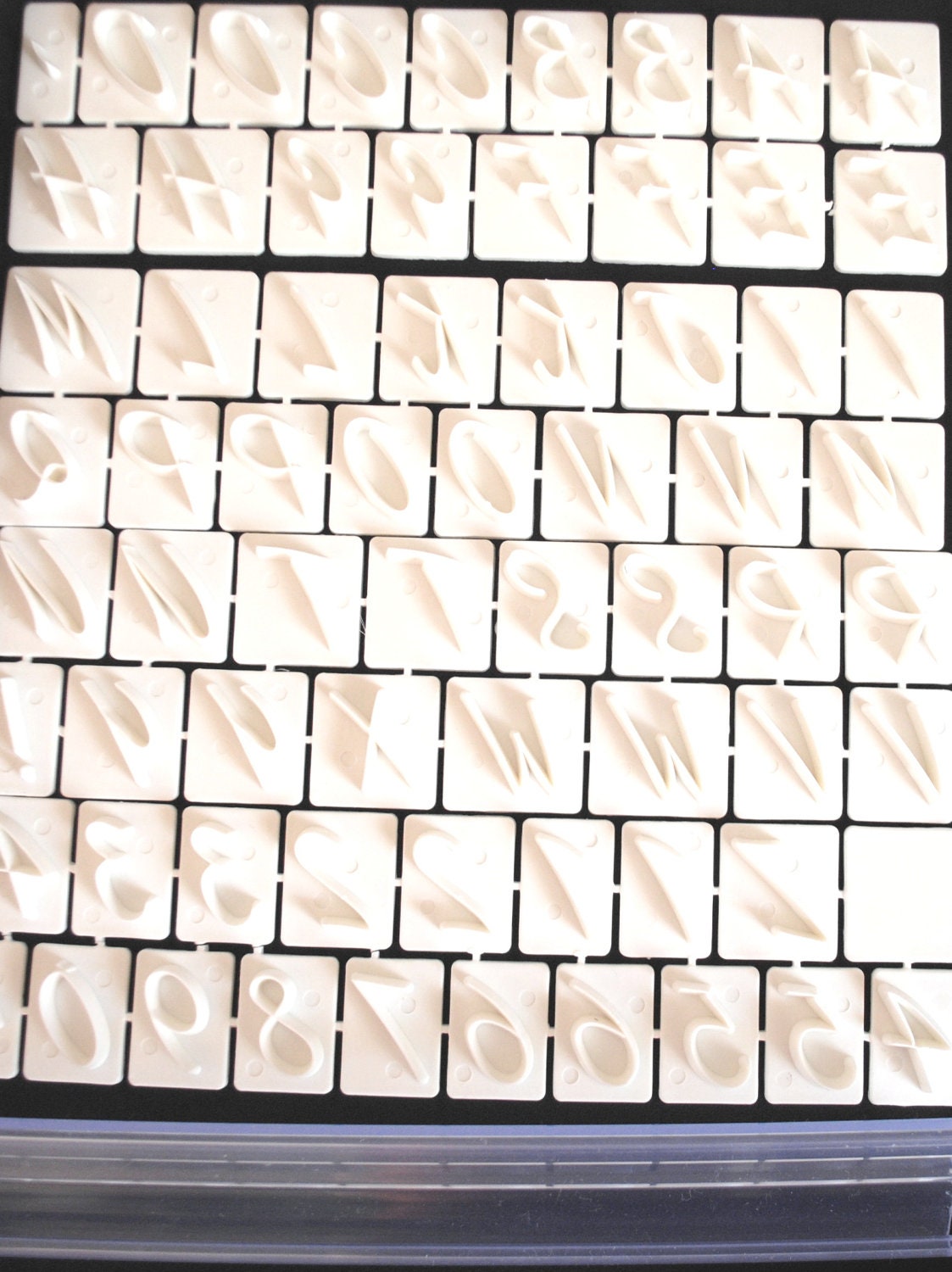 Cake design Stamps press set for icing letter alphebet