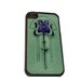 iPhone Cover (4 and 4s) - Black or Cool Gray Edges - Art Nouveau Design.