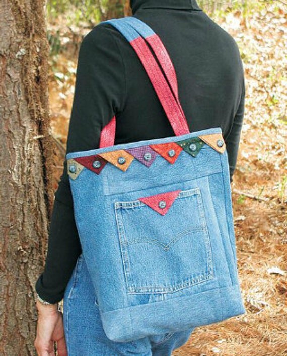 Back Pocket Tote Bag and Cell Phone Case by MoonlightMercantile
