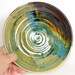 Turquoise Small Green Mahogany Ring Bowl