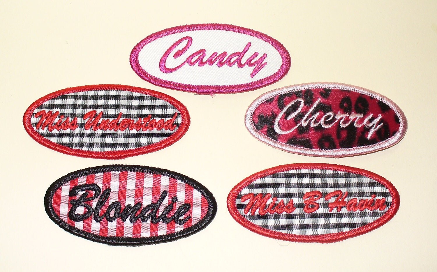 iron on name patches for work shirts