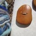 3 Rhodie Wood Buttons- Wood Buttons- Knitting, Sewing, Craft Buttons