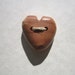 Maple Heart Button- Reclaimed Wood Button- Wooden Button- Knitting, Sewing, Craft Buttons