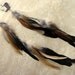Long Feather Earrings - Brown Feather Earrings, Beaded Butterfly Earrings - Butterfly Tribe (Ready to Ship)