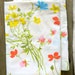 Set of Vintage King size pillowcases in bright floral