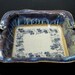 Square Stoneware Baking Dish Blueberry Design
