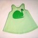 Size 2 A Line Jumper Dress with Dinosaur Applique and Ready to Ship
