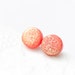 Gold Spattered Stud Earrings Red Chinese fall fashion geometric jewelry rusteam tbteam Free Shipping