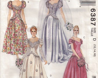  Western  Wedding  Dress  Pattern  McCalls 8057 by nancesnostalgia