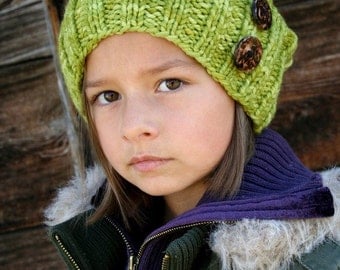 Knitted Hat PATTERN ... PDF instand download ... Chunky Slouchy Stull Cap