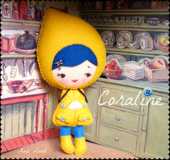 coraline soft doll