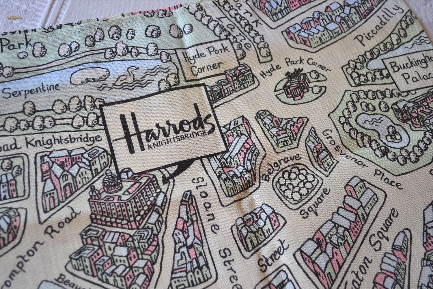 Harrods London Map